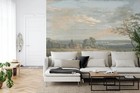Vintage Classic Painting Rural Wallpaper Mural Removeable Washable Peel stick