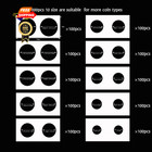Boen 1000pcs Coin Flips Assorted 10 Sizes Holders With Stapler