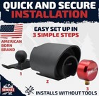 Vehiclex 2-5 16-inch Trailer Coupler Lock     Heavy-duty Carbon Steel With Weather