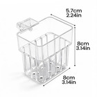 1pc Clear Aquarium Plant Holder Hanging Hydroponic Basket Fish Tank Planter New