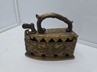 Vintage Brass bronze Decorative Coal Sad Iron 5  Long  5  Tall -nice 