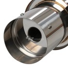 4 5  Muffler Tip Catback Racing Exhaust System For 92-00 Honda Civic 2dr 4dr