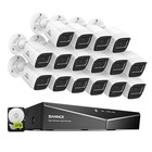Sannce 1080p Security Camera System 5in1 16ch Dvr Cctv Outdoor Human Detection