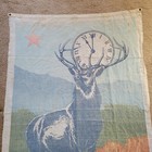 Vintage Elks Club Flag Banner B       33 X 50in Screen Print Early 20th Century