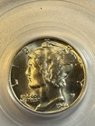 1944 Mercury Dime Pcgs Ms65 Ogh Old Green Holder Gem Bu 90  Silver 10c
