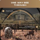 1-2 Person Portable Hunting Blind Pop-up Ground Blind W tie-downs   Carrying Bag