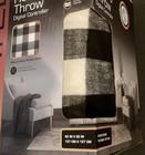 Microplush Heated Throw Electric Blanket Digital Conroller