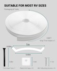 1  Rv Trim Molding Insert  100 Ft Exterior Weather Stripping With End Caps