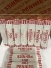 Penny Roll Unsearched Lot Of 10 Sealed Penny Rolls   Free Shipping 