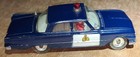 Vintage Dinky Toys 264 Rcmp Patrol Car Ford Fairlane Blue   Original Box 1960s