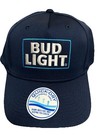 Bud Light Beer Hat Embroidered Logo Adjustable Cap Baseball Hat New With Tags