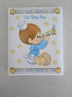Precious Moments Our Baby Boy First Years Memory Book Photos Binder Vintage  Usa