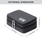 Travel Cable Organizer Bag  Electronic Accessories Case Portable Double Layer Ca