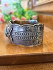 Vintage Native American Turquoise Bracelet Sterling Silver Navajo Old Pawn