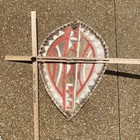 Authentic African Maasai Shield 23 Inches Long X 16 Inches Wide