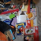 Vintage Craft Home Decor Project Junk Drawer Mixed Media Lot