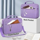 Large Bible Cover W shoulder Strap Carrying Book Case Church Bag For Women Lady