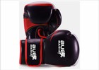 Red Black Leather Boxing Glove Thai Training Punching Bag Sparring Gloves - Usa