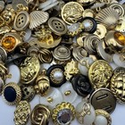 New  Ltd Edition Premium Gold Buttons Mixed Lot All Pairs Gold Mix Shank