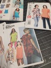 Lot Of 9 Womens Shirt Top Blouse Patterns Vogue Simplicity Mccall Butter Sz 8-24