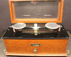 Vintage Apothecary Pharmacy Lab Balance Scale Henry Troemner Glass Top W 33