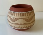 San Ildefonso Pueblo Pottery Bowl John Gonzales Excellent Condition Heishe Beads