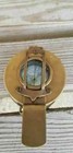 Solid Brass Antique British Military Prismatic Pocket Compass Marine Solid Gift