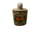 Vintage Florida Kitsch W  Oranges Souvenir Toothpick Holder  Original Toothpicks
