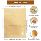 Ferenli 100 Pack 2 7x3 7 Inch Seed Envelopes Packets Inches  Brown