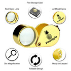 30x Jewelers Loupe Magnifier Pocket Magnifying Glass Coin Jewelry Loop Eye