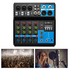 Bluetooth Studio Audio Mixer Live Dj Sound Mixing Console W  Usb 5 Channel