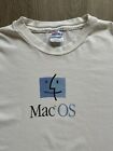 Vintage 90s Apple Mac Os Finder Logo Rare Xl Hanes White Shirt Promo Computer