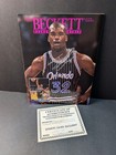 Beckett Basketball Monthly Magazine Shaquille O neal Autograph