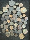Collection Of 50 Assorted Islamic Bronze Coins   Lot Of 50 Islamic Ae Fals Coins