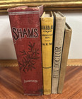 Lot 4 Wonderful Antique Humor Books Victorian Illustrated Bindings Vintage 1800s