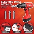 Kids Electric Toy Drill Tool Set Pretend Play Construction Kit For Boys Girls