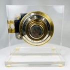 Antique American Safe Dial With Exposed Gear System   Functional Mechanical Secu