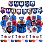 Poppy Playtime Huggy Wuggy Birthday Party Decoration Banner Balloons Cake Topper