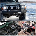 3 16  X 50 Ft Car Synthetic Winch Rope Kit  5500lbs Heavy Duty Style2 Gray