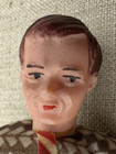 Vintage 1970s Dollhouse Family Man Doll Dad Figure     5  Poseable Miniature Retro