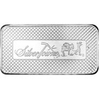 10 Oz  Silvertowne Silver Bar - Trademark Prospector Design - 999 Fine
