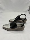 Antonio Melani Women Metallic Silver Toe Square Toe Loafer Flats Shoes Size 7
