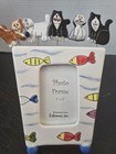 New Ceramic Cat Photo Frame Roman Inc Made In Italy