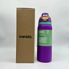Owala Purple  Freesip Stainless Bottle Leak-proof 32oz  Straw   Wide Mouth Sip