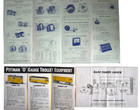 Vintage 1950 Pittman Motor O   Ho Scale Brochures   Mrc Rheostat Brocure - Vg