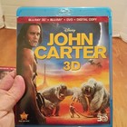 John Carter  3d Blu-ray   Blu-ray   Dvd  4-disc Set With Lenticular Slipcover 