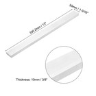 3 8  Thick  X 1-3 16  Width X 13  Long Square 6063 Aluminum Flat Bar Mill Stock