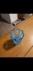  dalzell Viking Glass Moon And Stars Light Blue Toothpick Holder