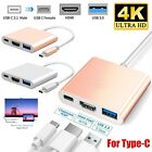 Usb Type-c To Hdmi Hdtv Tv Av Adapter Cable 4k For Apple Iphone 16 Pro Max Plus