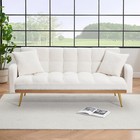 Convertible Sleeper Sofa Bed Loveseat Sofa Couch Futon Sofa Bed With Pillows